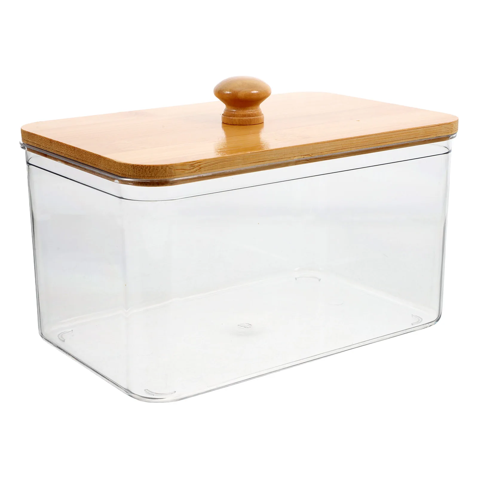 

Drying Paper Box Transparent Laundry Jars Lids Detergent Container Storage Organizer Dryer Sheet Holder Bamboo PET Material