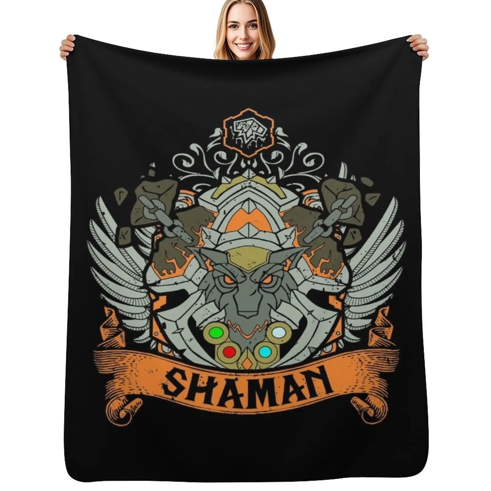 SHAMAN - ELITE EDITION Throw Blanket Picnic Cute Plaid christmas gifts Sofas Soft Big heavy to sleep Blankets