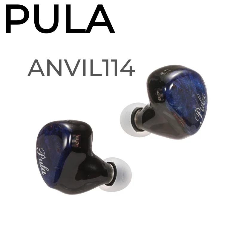 

PULA ANVIL114 1DD+1BC+4BA Hybrid Hifi Audiophiles In-Ear Monitor Earphones Four-Core Single-Crystal Copper Silver-Plated Cable