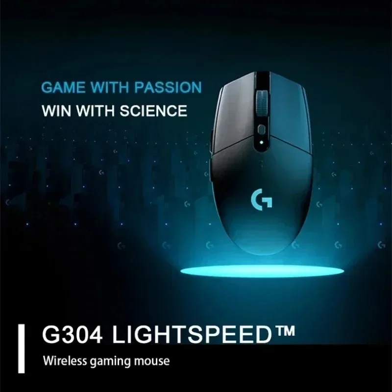 ماوس الألعاب اللاسلكي Logitech G304 G305 LIGHTSPEED، مستشعر Hero 12K DPI، 6 عمر بطارية طويل للغاية قابل للبرمجة لألعاب الكمبيوتر