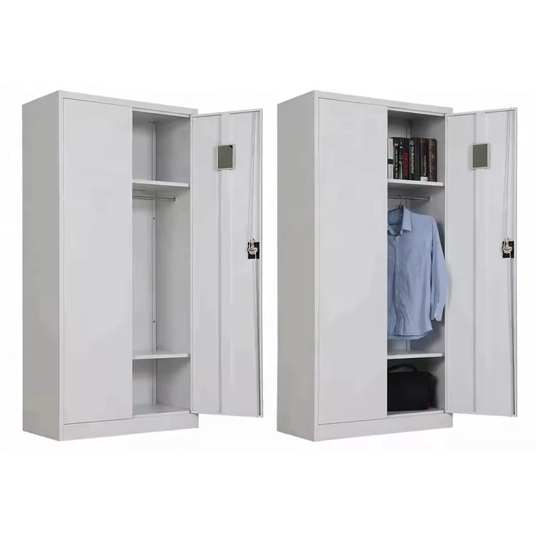 أثاث المنزل خزانة الصلب بالجملة خزانة معدنية خزائن غرفة النوم لتنظيم الملابس