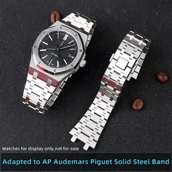 For AP stainless steel strap AP Royal Oak metal strap steel watch chain AP15400 26320 15500 men's 26m metal strap bracelet
