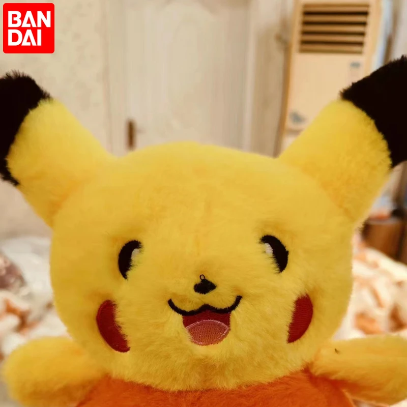 Bandai 20 cm schattige Pikachu knuffel Halloween pompoen Pikachu gevulde pop Kawaii sierkussen Home Decor mooie geschenken