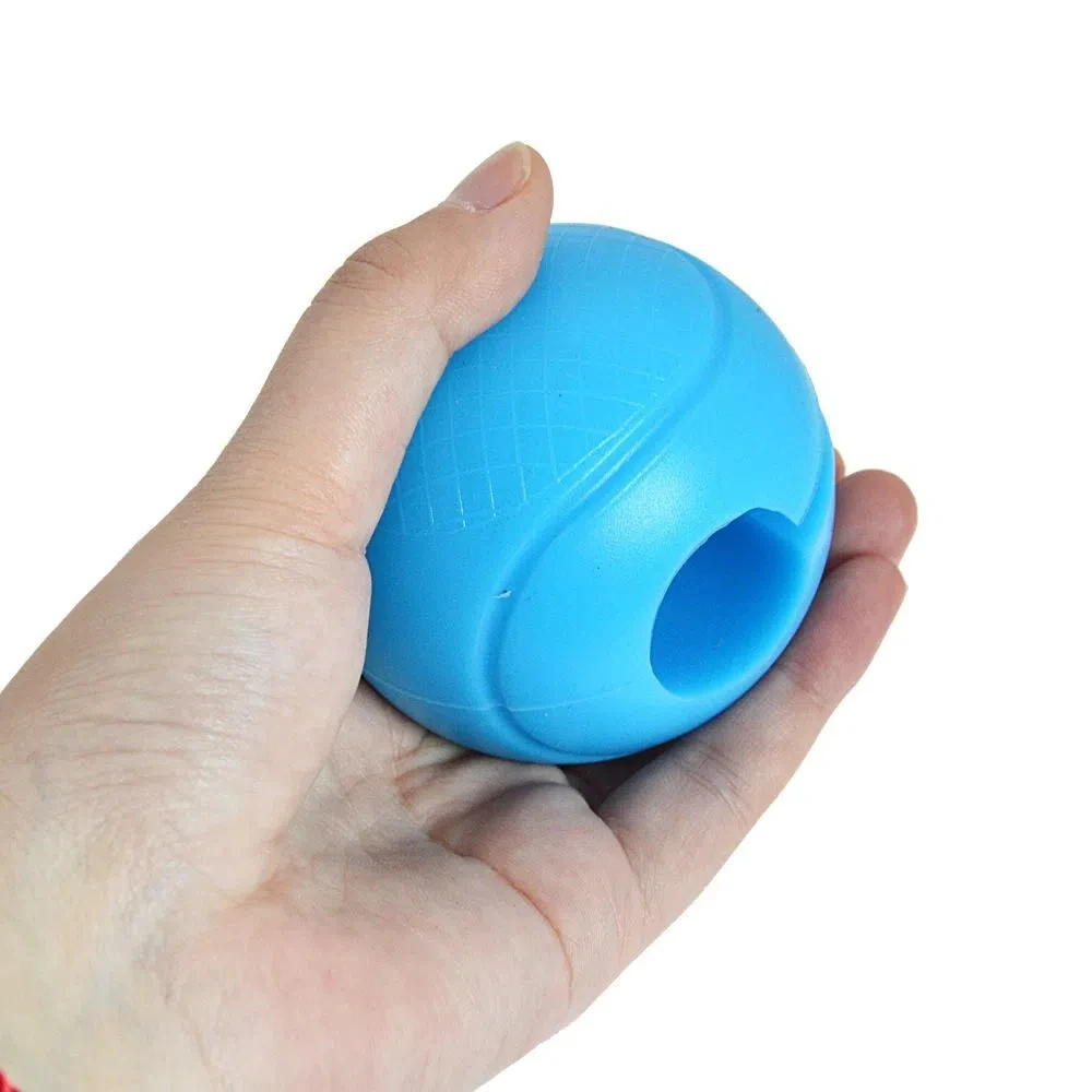 1 Pair Reduce Palm Pressure Barbell Grip Ball Anti-scratch Weightlifting Silicone Dumbbell Grip Dedicated Universal