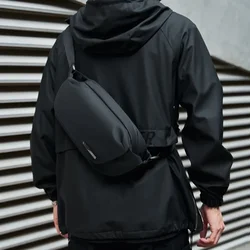 Men's Shoulder Sling Bag, Street Style Waist Pack, Teen Commuter Backpack for Cycling Travel High Quality Chest Bag