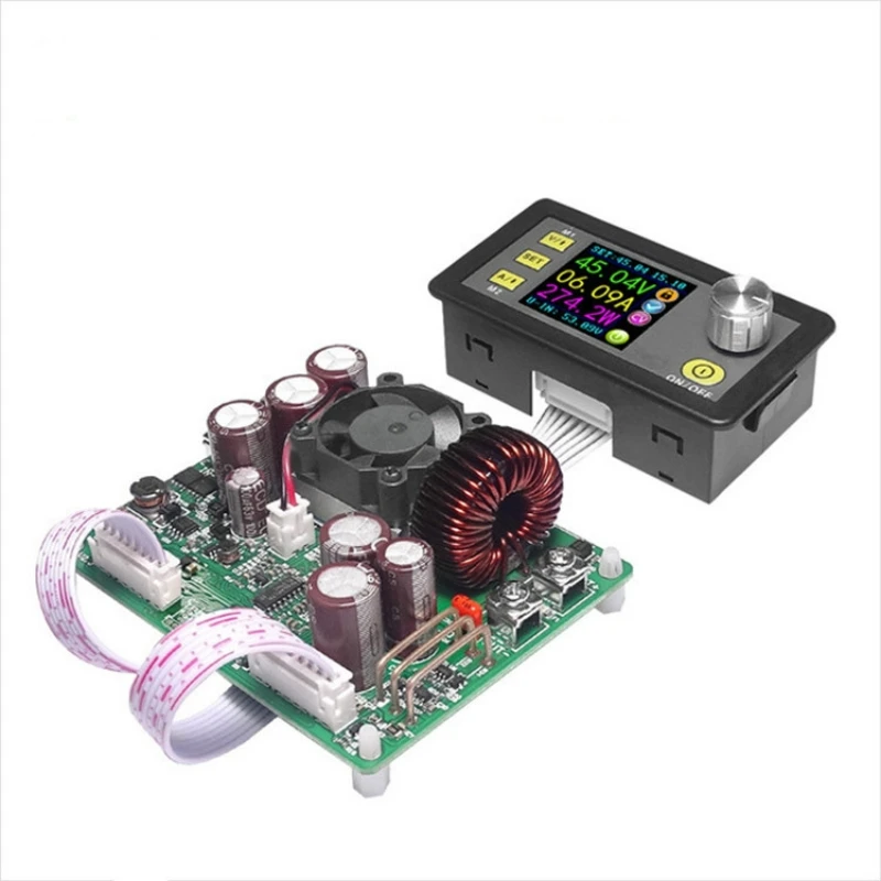 Adjustable Regulated Power Supply Buck Module Integrated 50V / 20A Voltage Current Meter