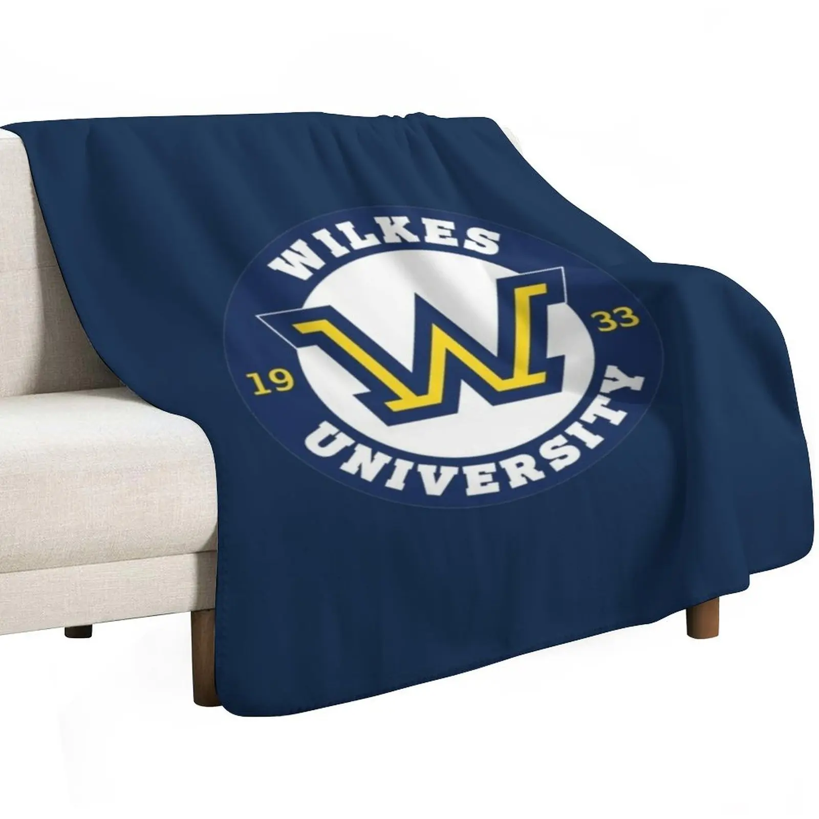Wilkes university Throw Blanket Travel Size Cozy Blanket for Plane Train