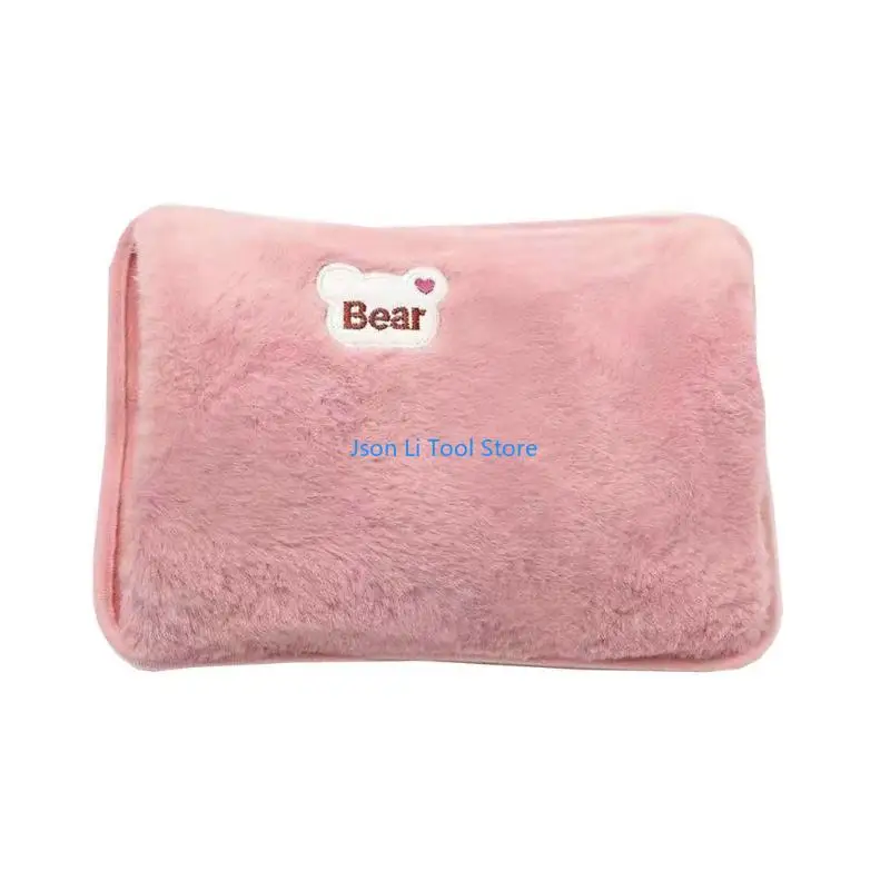 Y08D Cartoon Bear Electric Hot Water Back Eu Перегуляется теплый ручной карман