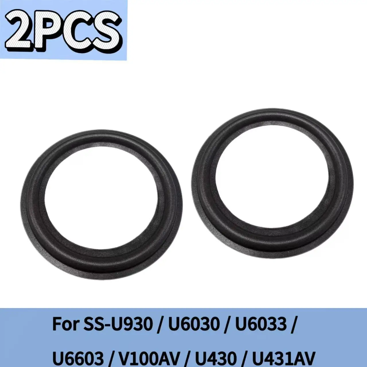 For Sony SS-U930 / U6030 / U6033 / U6603 / V100AV / U430 / U431AV Speaker Foam Repair Folding Edge Ring （2PCS）