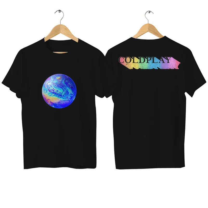 Cold.Play Music of the Sphere.S Tour 2024 Shirt Worl.D T-Shirt Oversized T Mens Shirts Casual Stylish