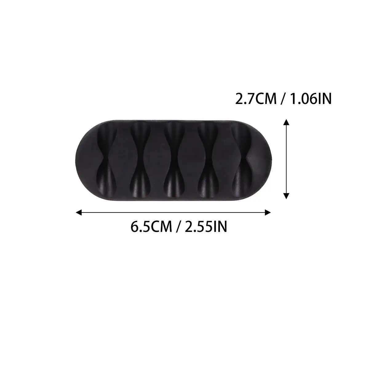 

12 Pcs Cord Management Clips Cable Holder Holder Durable Cable Organizer Plastic Cord Clips Desk Solution