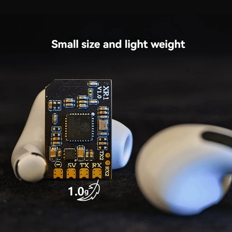 For Radiomaster XR1 Nano ELRS Receiver Dual-Band Receiver With 2.4Ghz T-Antenna For FPV Drone DIY Parts