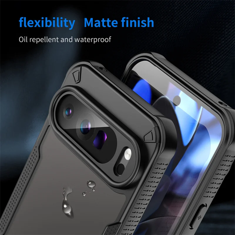 Hybrid Rugged Protective Case For Google Pixel 9 Pro XL 8 Pro 8A Cover Shockproof Coque Fundas Capa