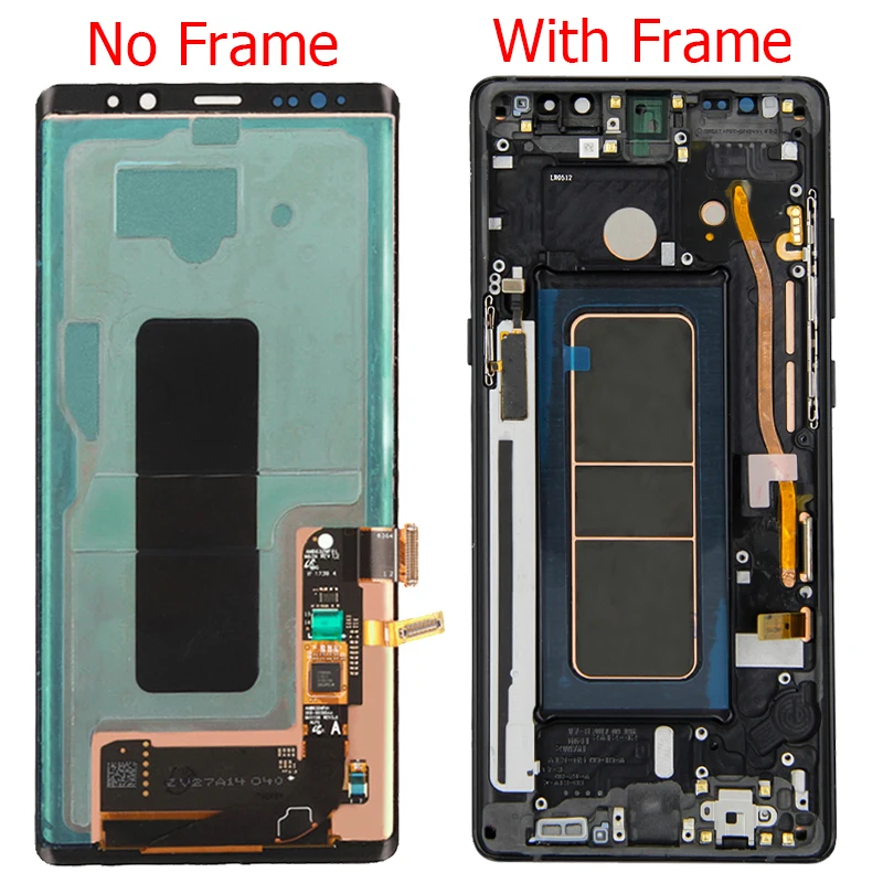 Display No Defect N950F/ds LCD For Samsung Galaxy Note 8 LCD With Frame Note8 SM-N950A Display Touch Screen Digitizer Assembly