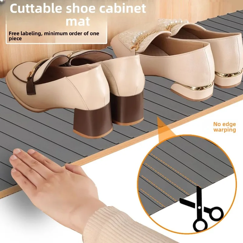 Silicone Shoe Cabinet Protective Pad Shoe Rack Anti-dirty Pad Non-slip and Wear-resistant Drawer Pad Kitchen Tailoring Mat