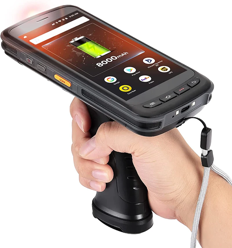 

Android 11 Handheld PDA 2D Barcode Scanner Terminal Bluetooth WiFi GPS 4G NFC Large Capacity Battery Life PDA