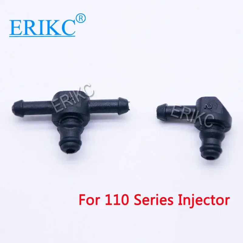 10 PCS Diesel Injector Plastic Connector Pipes Hose Joiner Tube T and L Type for Bosch Denso Return Oil Backflow Pipe Connector