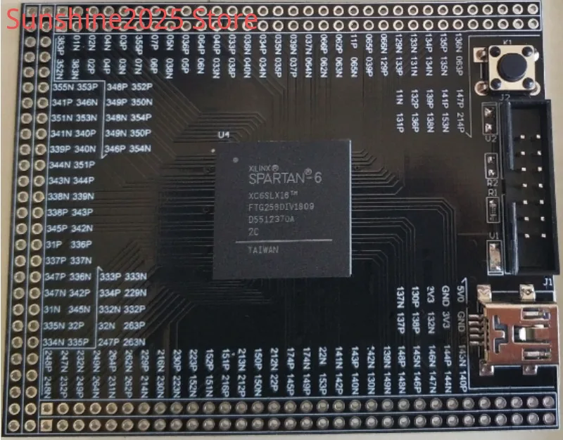 

Плата разработки FPGA Spartan6 XC6SLX16 XC6SLX25 Основная плата Минимальная системная плата