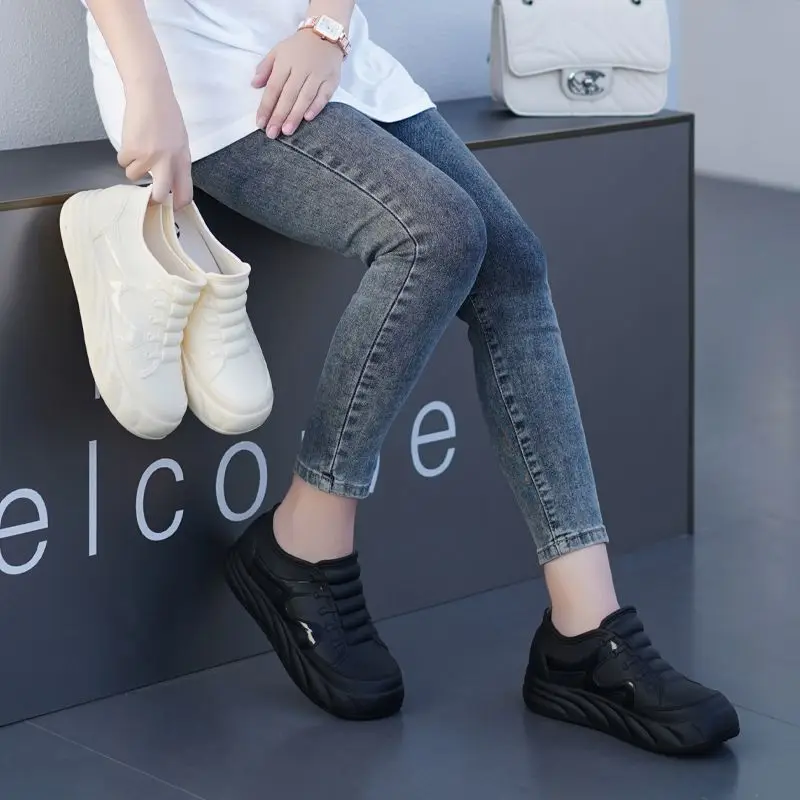 

Women's New Short Insole 5cm Rain Boots Plus Size Thick Sole Anti Slip Outdoor Fashion Water Shoes Slip On