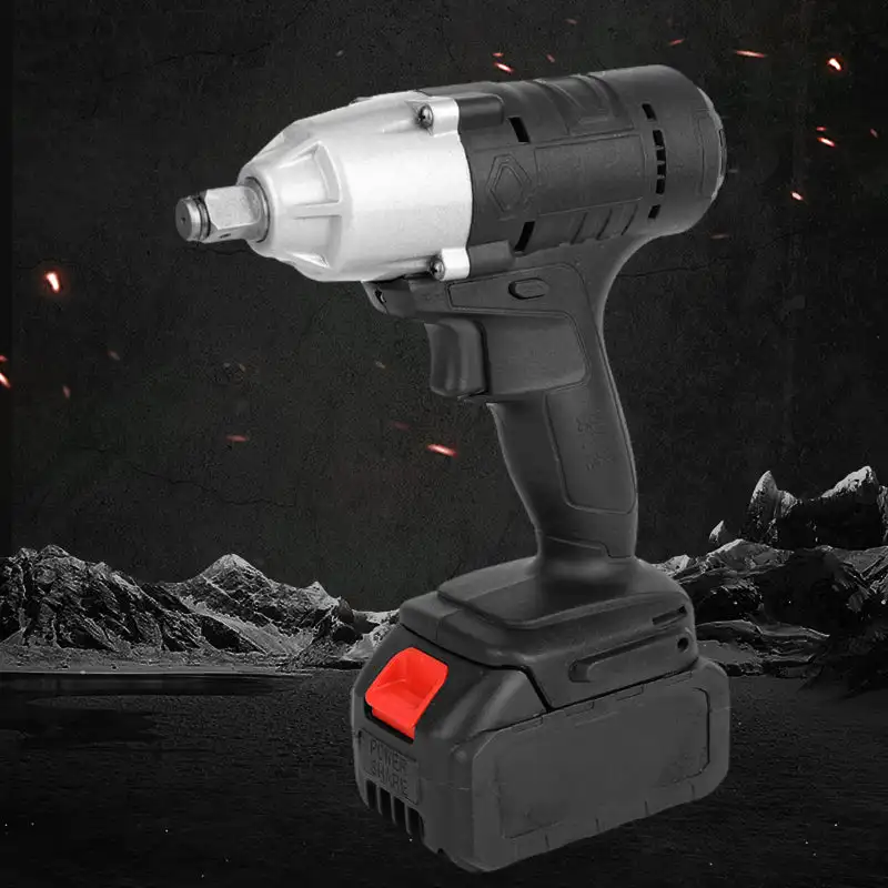 Super Torque Brushless Lithium Battery Wrench DC 50V Brushless Cordless Screwdriver Impact Drill Impact Driver Rechargeable