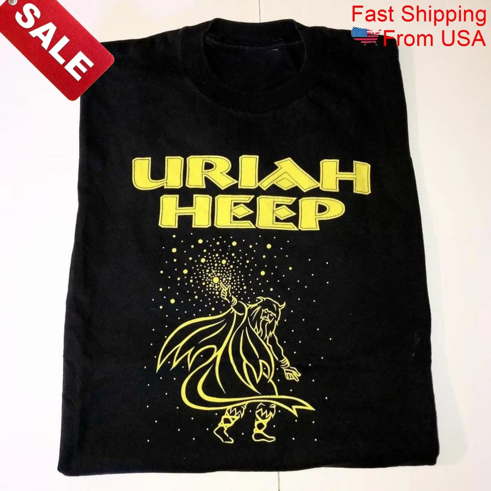 

Новинка Uriah Heep 2001 туристический подарок для фанатов унисекс S-5XL Shirt 1LU664