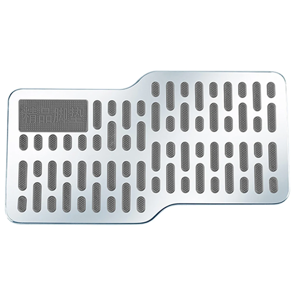 

Car Foot Rest Pedal Wear-Resistant Foot Mat Perfect Match For Car Rubber And Stainless Steel Stable Characteristics