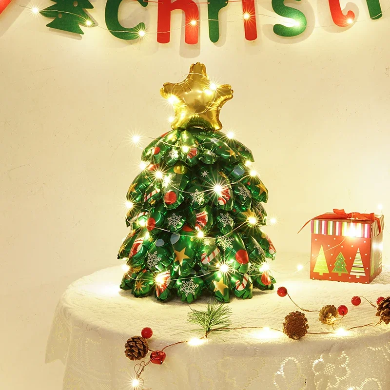 Christmas New Three-dimensional Christmas Tree Balloon Kindergarten Living Room Decoration Atmosphere Scene Layout