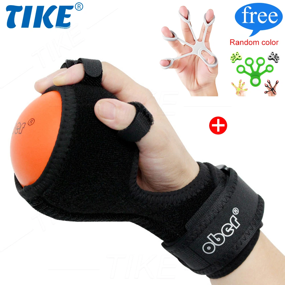 TIKE Anti-Spasticity Ball Splint Hand Functional Impairment Wrist Orthosis Therapy Stroke Hemiplegia Apoplexy Fingers Training