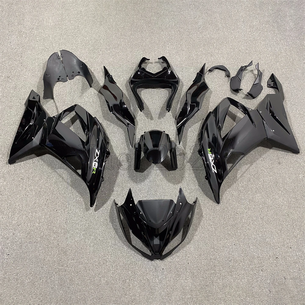 ABS injection molded fairing body kit for ZX6R 2013, 2014, 2015, 2016, 2017, 2018, ZX 6R 13-18, ZX-6R 636