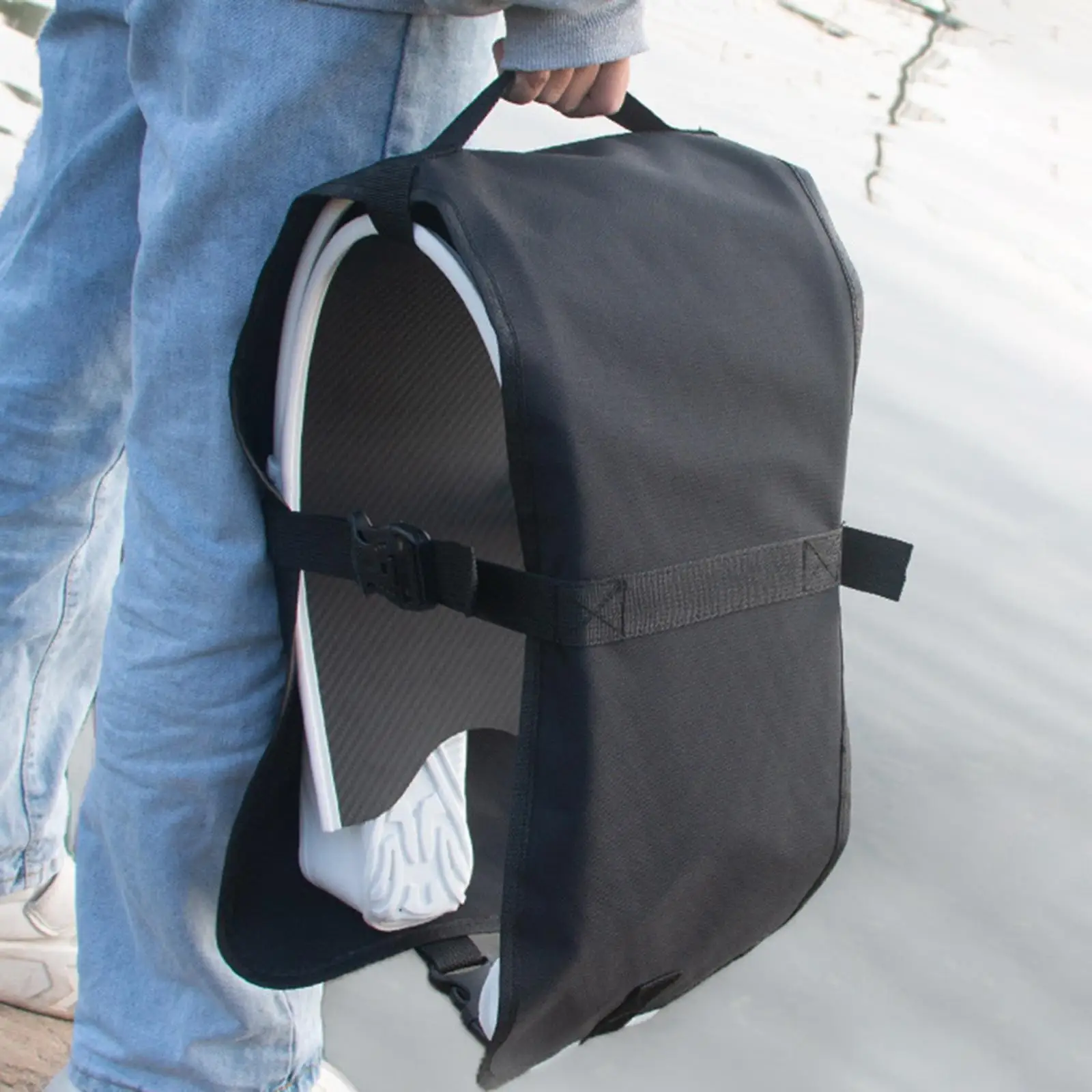 

Diving Fins Bag Lightweight Waterproof Universal Pouch Flippers Carrier for Beach Freediving Snorkeling Water Sports Swimming