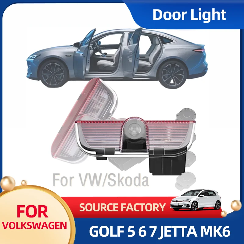 

2026 Новые эмблемы для автомобильного мусора, новые 2 шт. для VW Passat B6 B7 B8 B9 Touareg Golf 5 6 7 Jetta MK6 MK7 GTI R светодиодный проектор двери автомобиля Welco