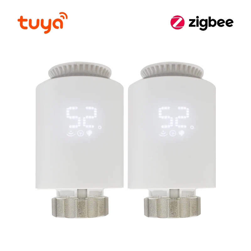 Tuya Smart ZigBee 3.0 Thermostatische Radiatorkraan TRV Zigbee Thermostaat Radiatorkraan Temperatuurregelaar Alexa Google Thuis