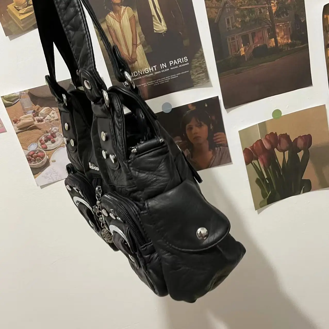 Средневековая сумка через плечо y2k Millennial воск Thunderbolt babes