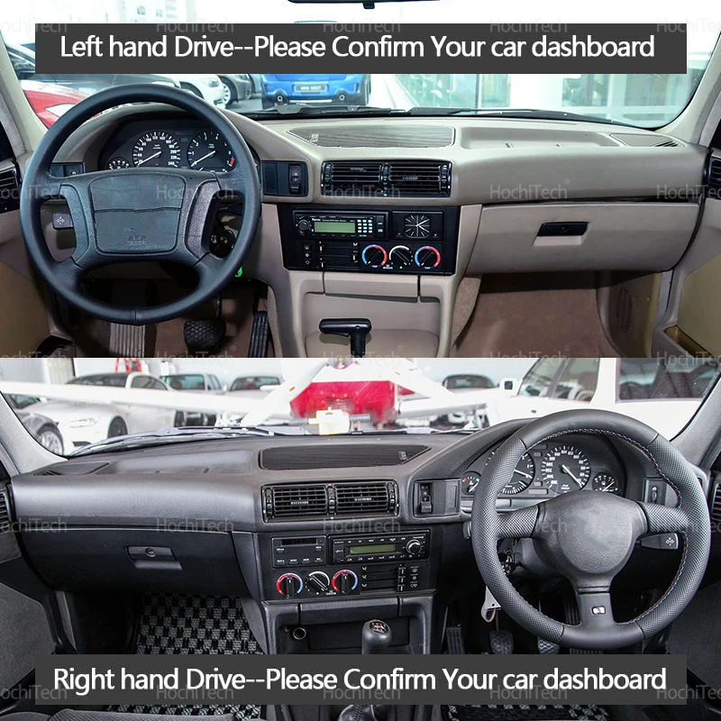 Dashboard Cover Avoid Light Anti-Slip Anti-dirty Mat Sunshade Dashmat Protect for BMW 5 Series M5 E34 535i 530i 524i 1989-1994 - view 2