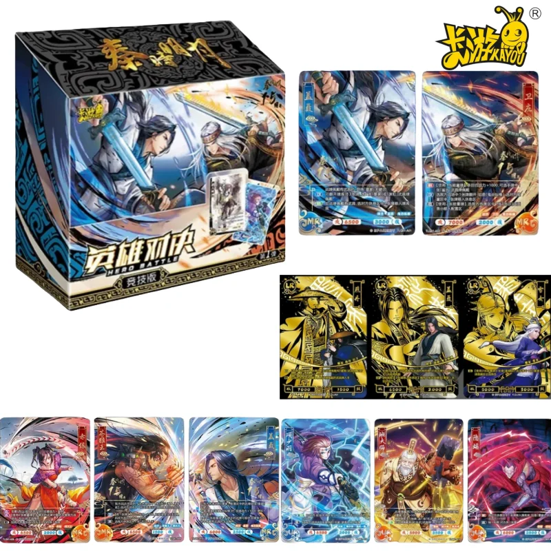 KAYOU Qin's Moon Hero Duel Duel الإصدار - بطاقة Wei Zhuang MR وختم بطاقة LR Battle Anime الأجهزة الطرفية بطاقة المجموعة المحدودة