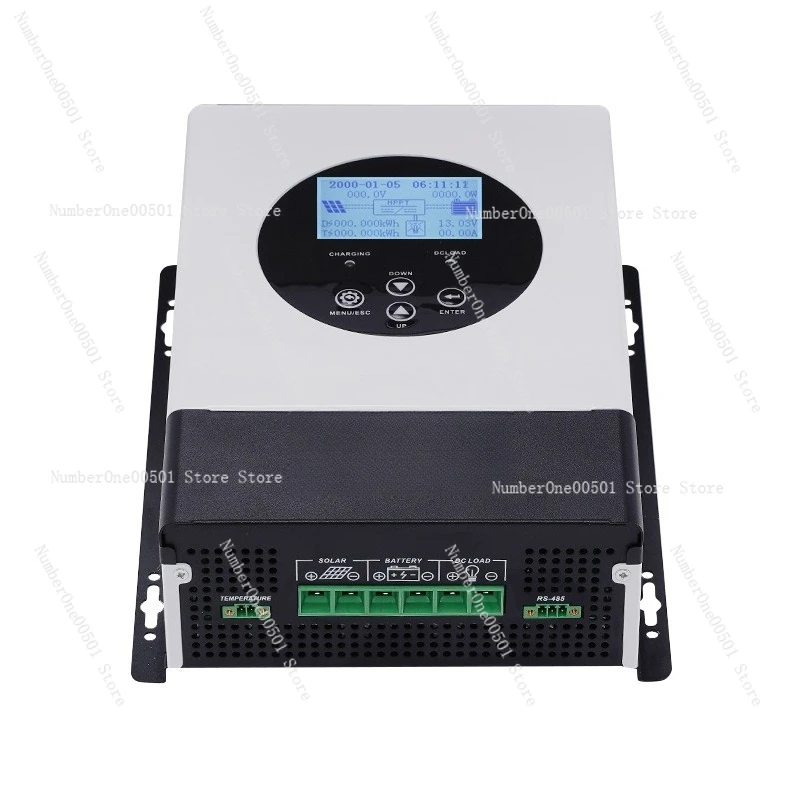 60A MPPT Solar Charging Controller 12V/24V Automatic Identification LCD Screen Display