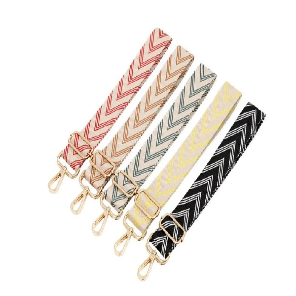 Nylon Wide 3.8cm Obag Diy Bag Strap Portable Patterned Resistant To Dirt Bag Strap Handbag Straps Decorative