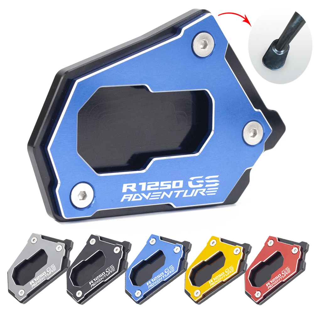 For BMW R1250 GS R1250 GSA R 1250GS HP 2018-2024 2023 Motorcycle CNC Side Stand Enlarge Extension Kickstand R1250GS Accessories