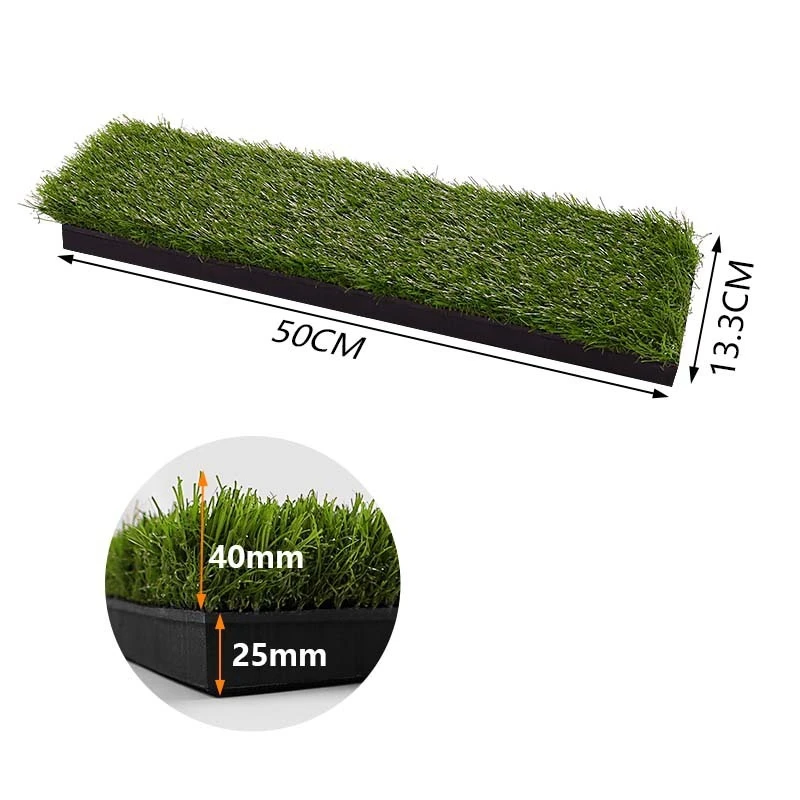 

Golf indoor emulator special matching cut rod long grass 3D golf strike pad