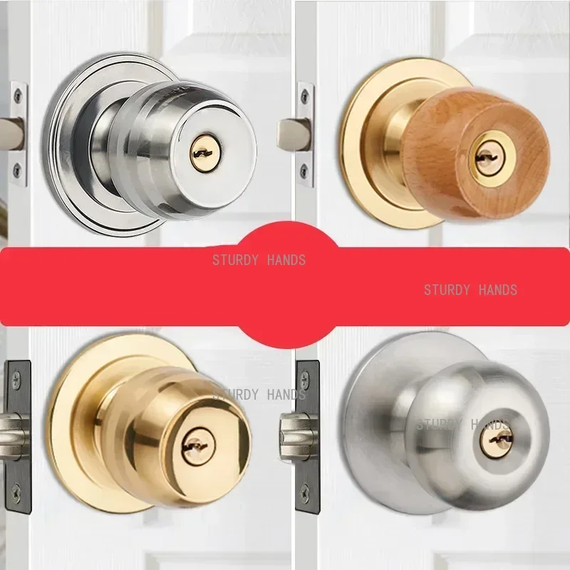 

Нержавеющая сталь внутренняя сферическая дверная ручка замок бытовые дверные замки для ванной комнаты отель туалетный дверной замок фурнитура поставки