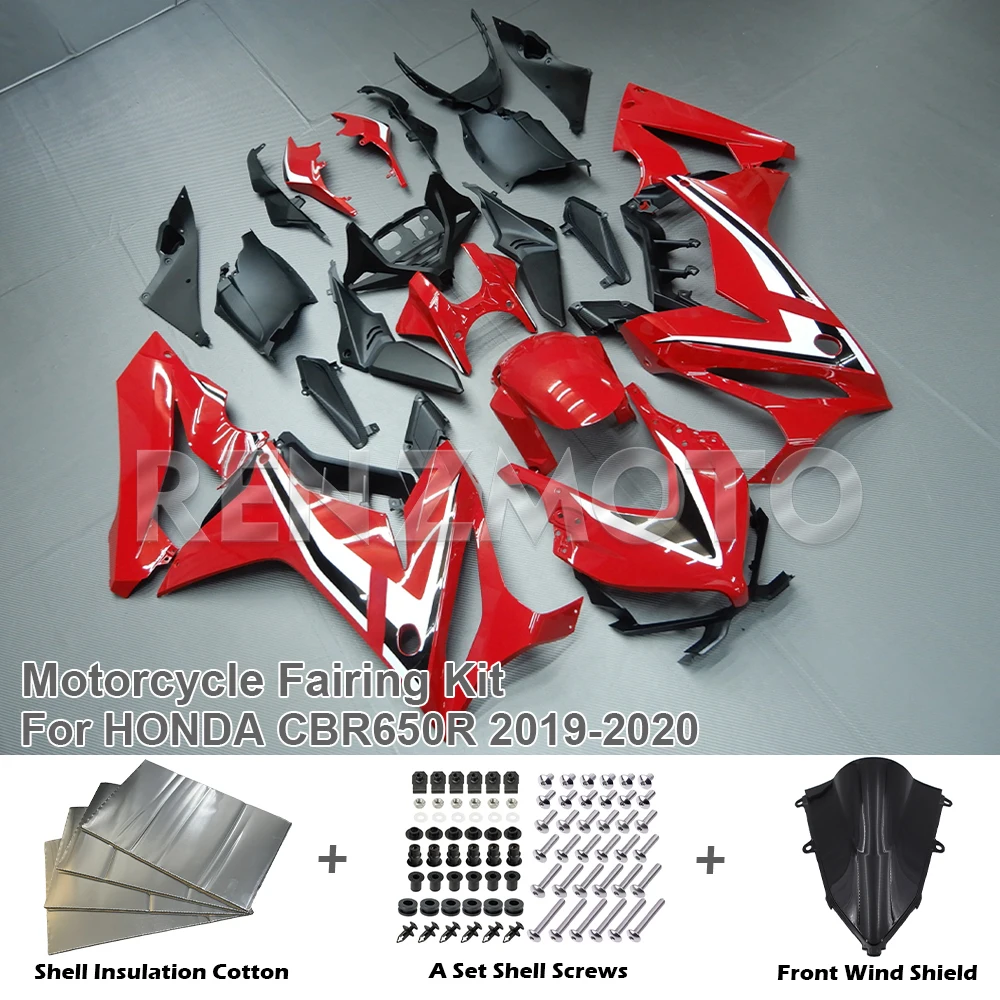 

Motorcycle Fairing Set Body Kit For HONDA CBR650R 2019-2020 Fairing Plastic Guard Plate Accessories Shell H0619-101a