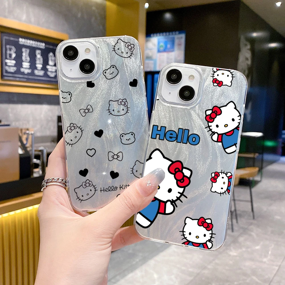 Fashionable Cat Hello Kitty Phone Case FOR VIVO V40 V30 SE V29 V27 V25 V23 E S10E U20 U10 U3X T1 T1X ZSI PRO 5G