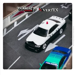 Tarmac Works 1:64 VERTEX  Chaser JZX100 Police Diecast Model Car