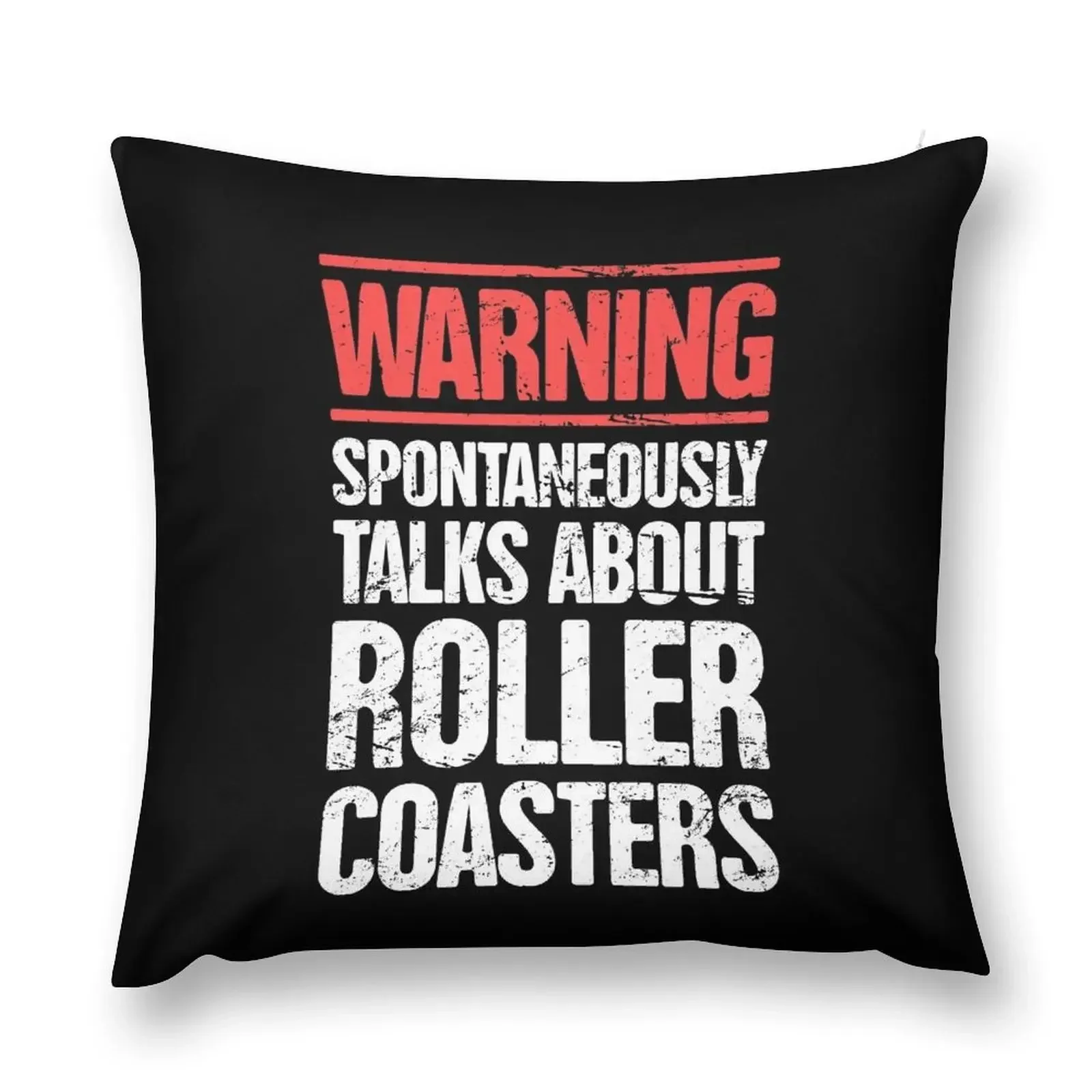 Roller Coaster Theme Park Thrill Ride Throw Pillow autumn decoration Sofa Cushions Throw Pillow Luxury Sofa Cushions pillow