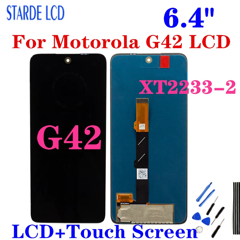 

6.4''Original AMOLED For Motorola Moto G42 LCD Display Touch Screen Digitizer Assembly For Moto G42 LCD XT2233-2 Display Screen