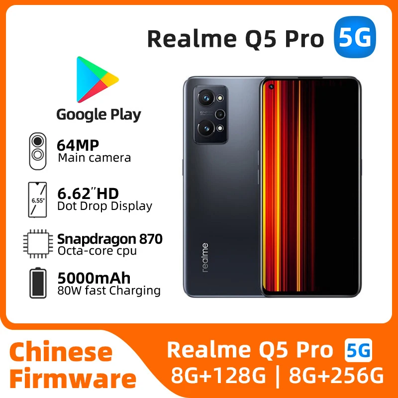 Realme-Smartphone Q5Pro, Android, 5G, 6.62 