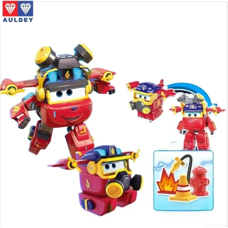 AULDEY ‌   Collection de dinosaures Super ailes originales, grande Transformation, modèle mobile, cadeau de vacances pour enfants, en Stock