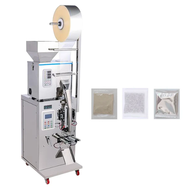 110V 220V Vertical Form Fill Seal Packaging Machine For Granule Powder Rice Sugar Coffee Tea Bag Packing Machine