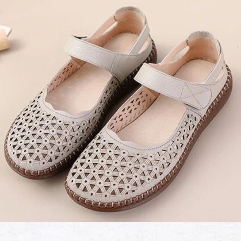 Women Sandals Summer Platform Breathable Shoes 2024 Year Leisure Mother Shoes Soft Bottom Fashion Platform Sandals Womens Shoes