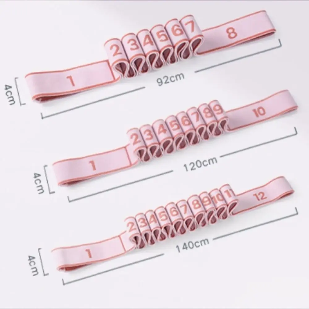 8/10/12 Grid Yoga Resistance Band Elastic Yoga Training Fitness Resistance Bands Crossfit Exercise Textile Cotton